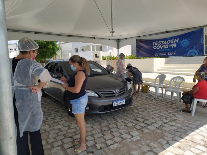 Secretaria de Saúde encerra primeira etapa da testagem em massa contra o Coronavírus em Caraúbas