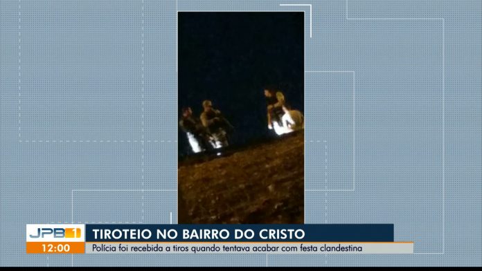 Polícia Militar é recebida a tiros durante fiscalização de aglomeração, em João Pessoa
