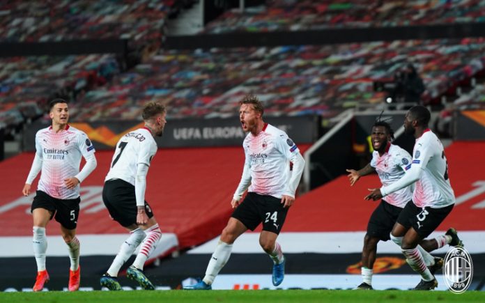 Liga Europa: Milan arranca empate do Manchester United na ida das oitavas de final