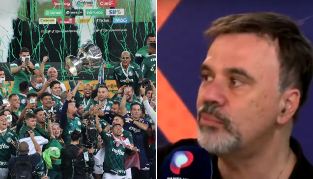 Mauro Beting lembra do pai, se emociona e exalta Palmeiras após título na Copa do Brasil