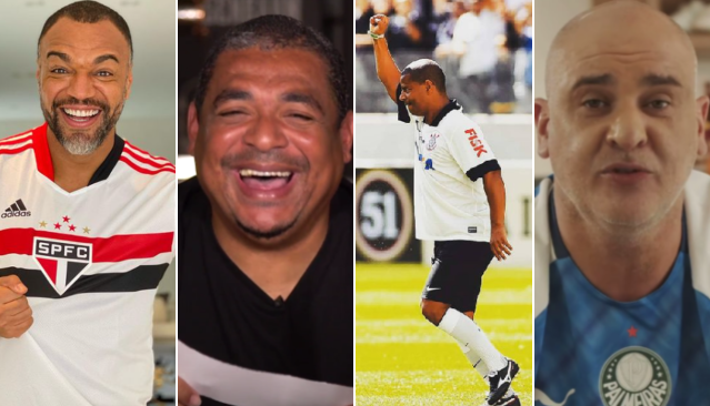 Vampeta revela o time de infância de Denílson, Marcos, Marcelinho e outros ex-jogadores; confira