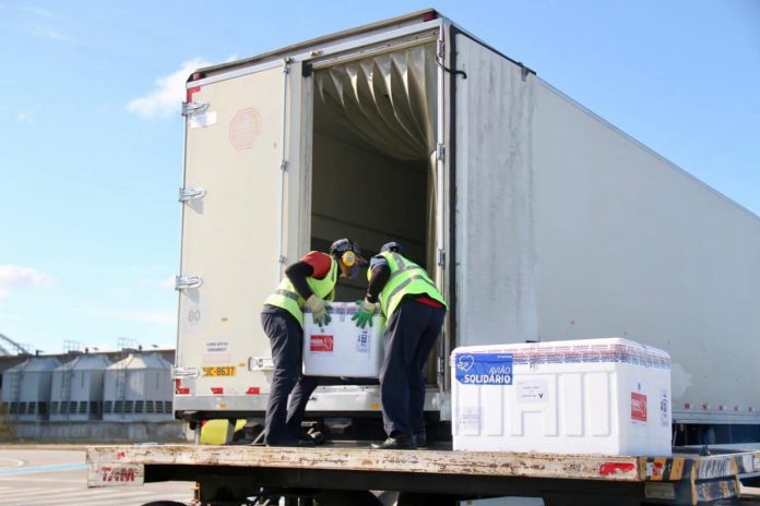 RN recebe mais 74.600 doses de CoronaVac