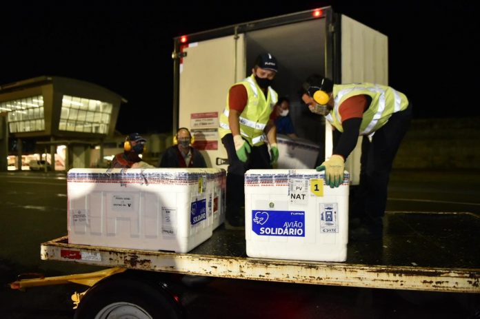 Rio Grande do Norte recebe mais 40.800 doses de CoronaVac