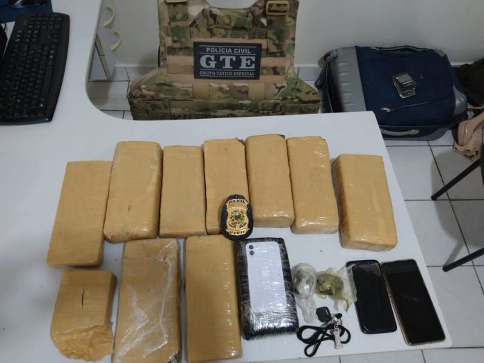 Três pessoas são presas e drogas são apreendidas, em Coremas, na Paraíba