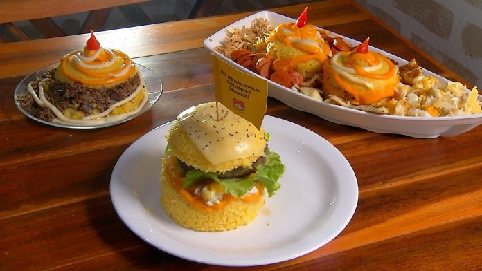 Hambúrguer e barca de cuscuz: alimento tradicional no nordeste ganha versões e vira alternativa para empreendedores na pandemia no RN