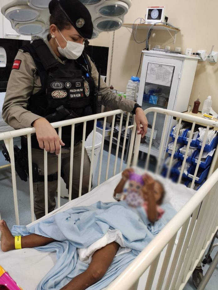 Criança de três anos é atingida por bala perdida, em João Pessoa