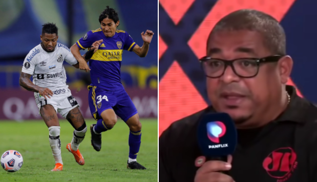 Vampeta polemiza após vitória do Boca Juniors sobre o Santos na Libertadores; assista