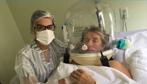 Criado no Brasil, capacete de ventilação ajuda na recuperação de pacientes