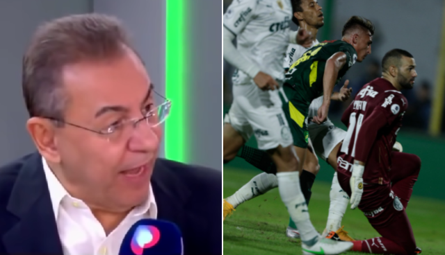 Flavio Prado critica atuação do Palmeiras: ‘Se jogar assim contra o Flamengo, vai tomar um coco’