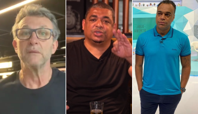 Neto e Denílson são brigados? Veja o que Vampeta respondeu