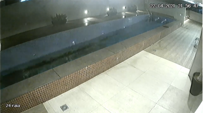 Piscina desaba em prédio residencial de luxo no Espírito Santo; assista
