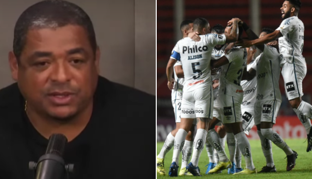 Vampeta exalta Santos após vitória diante do San Lorenzo: ‘É o time mais corajoso com os jovens’