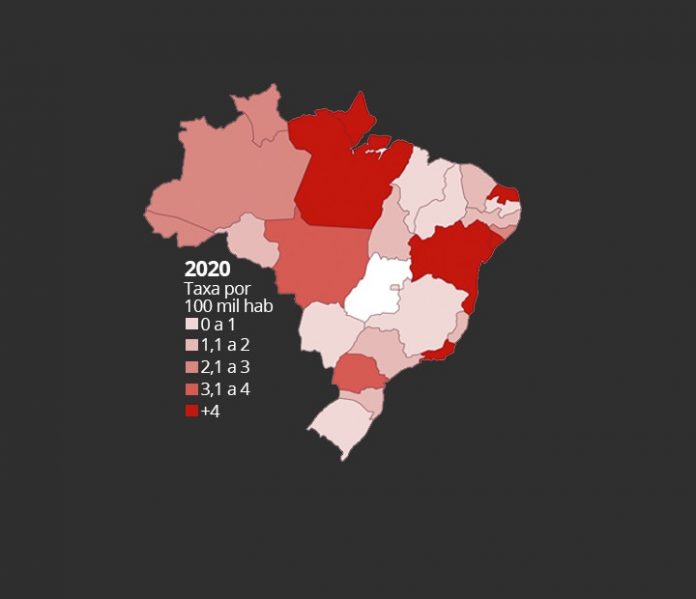 Monitor da Violência: número de pessoas mortas pela polícia aumenta 43% na Paraíba em 2020