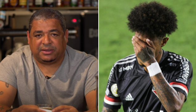 Vampeta abre o jogo e responde se Tchê Tchê é ‘mascaradinho’ e ‘perninha’; assista