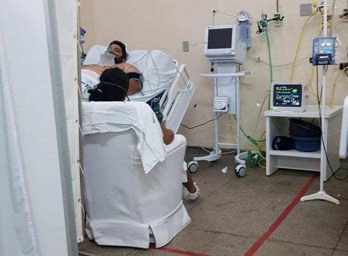 Após 12 dias separado pela Covid-19, casal se reencontra em UTI de hospital no RN; veja vídeo