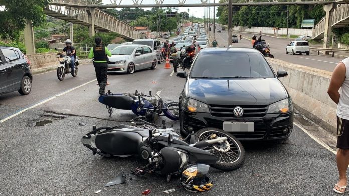 Dois acidentes são registrados na Avenida Pedro II, em João Pessoa