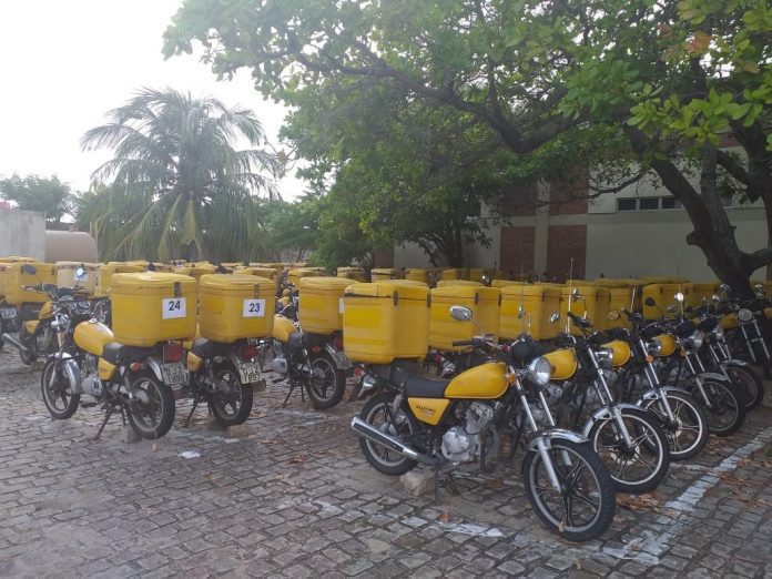 Correios leiloa 90 motos no Rio Grande do Norte