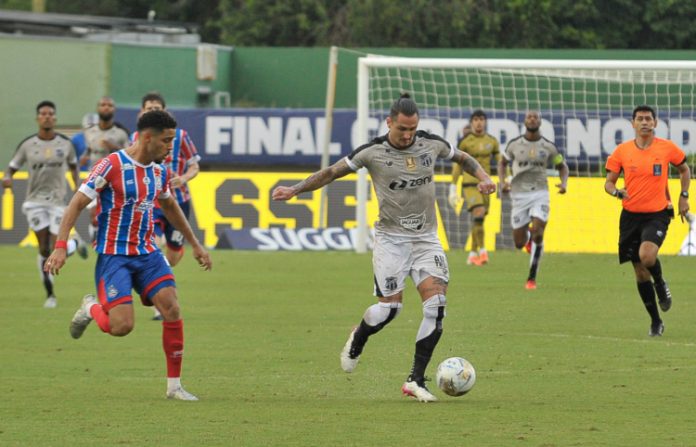 Copa do Nordeste: Ceará faz gol no fim e vence o Bahia por 1 a 0 na partida de ida da final