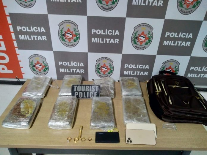 Homem é preso com 16kg de drogas na orla de João Pessoa