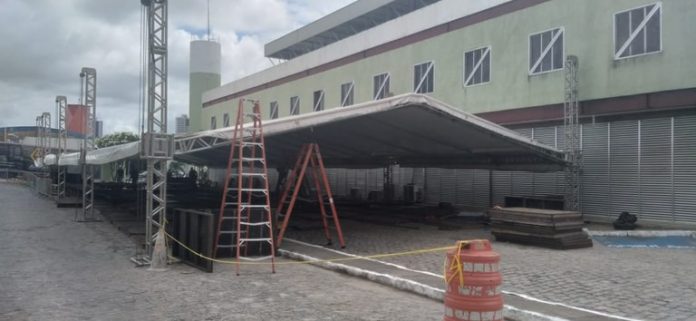 Hospital de Trauma cria estrutura para administrativo e novos leitos Covid-19, em João Pessoa