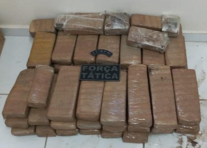 Polícia Militar apreende 60 quilos de maconha e prende suspeito na Grande Natal