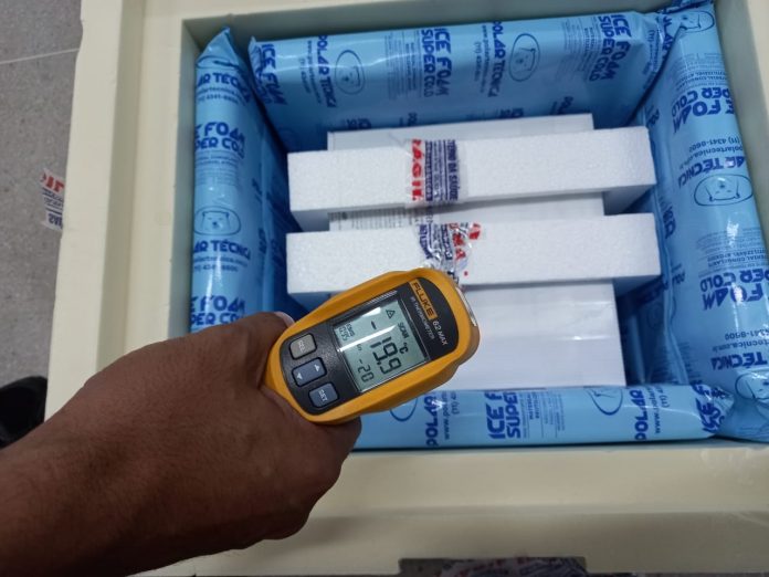 Paraíba recebe mais de 19 mil doses de vacina da Pfizer contra a Covid-19