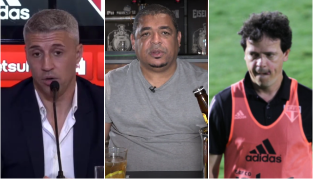 Quem é melhor: Crespo ou Fernando Diniz? Veja a resposta de Vampeta