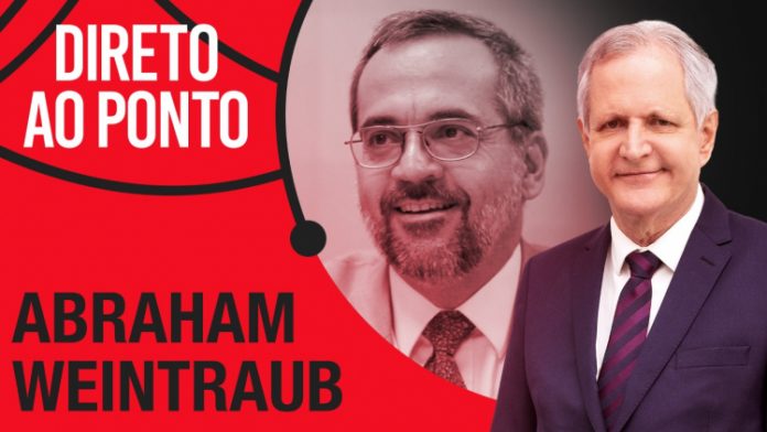 Ao vivo: Ex-ministro Abraham Weintraub é o entrevistado do Direto ao Ponto desta segunda-feira