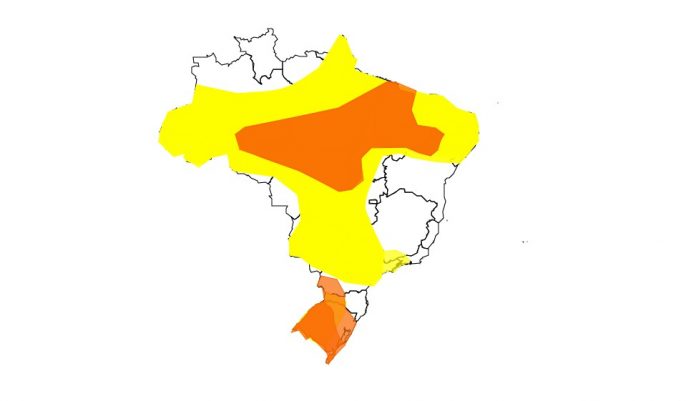 Inmet emite alerta de chuvas intensas em todo o Rio Grande do Norte