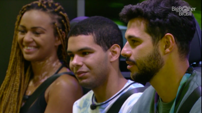 ‘BBB 22’: Rodrigo troca nome de patrocinador durante almoço do Anjo