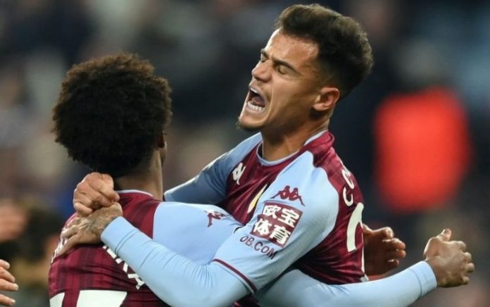 Philippe Coutinho marca em estreia pelo Aston Villa e garante empate contra o Manchester United