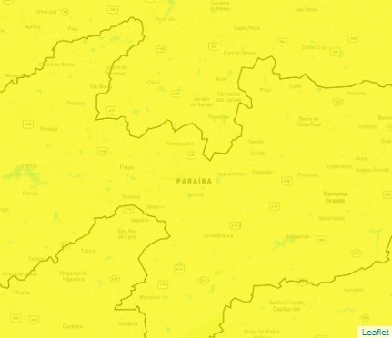 Inmet alerta para perigo potencial de chuvas intensas em 222 municípios da Paraíba no fim de semana