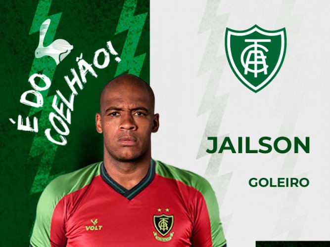 Ex-Palmeiras, goleiro Jailson é anunciado como reforço do América-MG