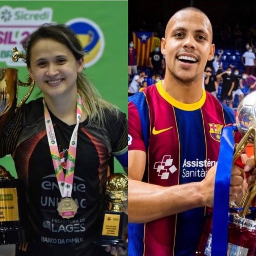Amandinha é eleita melhor do mundo no futsal pela 8ª vez; Ferrão é tricampeão
