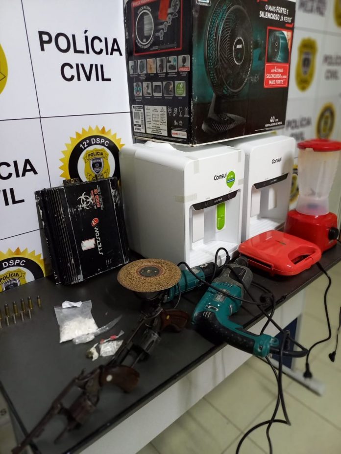 Casal suspeito de assaltar lojas de eletrodomésticos é preso no Agreste da Paraíba