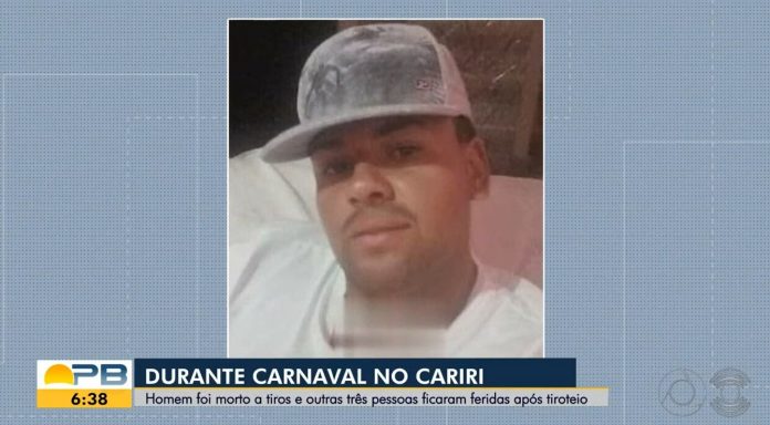 Homem é morto a tiros em festa de carnaval, no Cariri da Paraíba