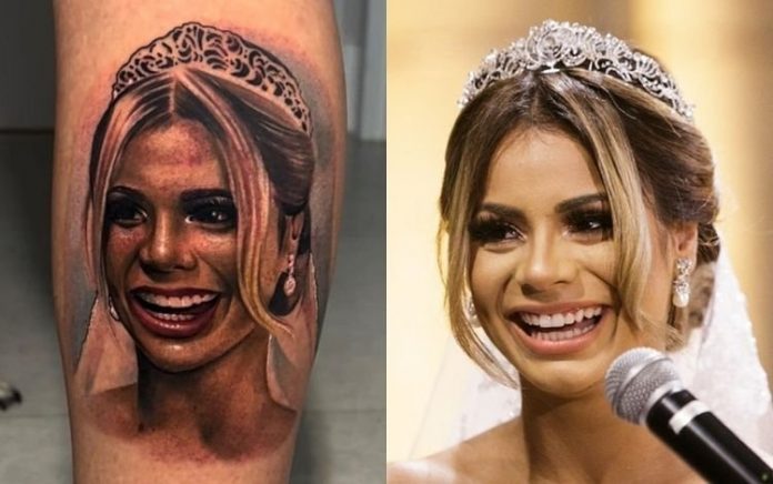 MC Guimê tatua rosto de Lexa como presente de aniversário: ‘Loucura de amor’