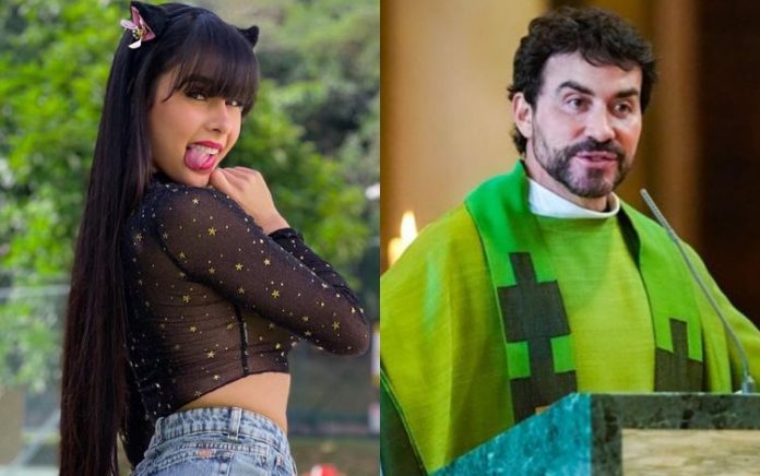 Juliana Bonde gera polêmica ao dizer em música que padre Fábio de Melo ‘pega periquita escondido’