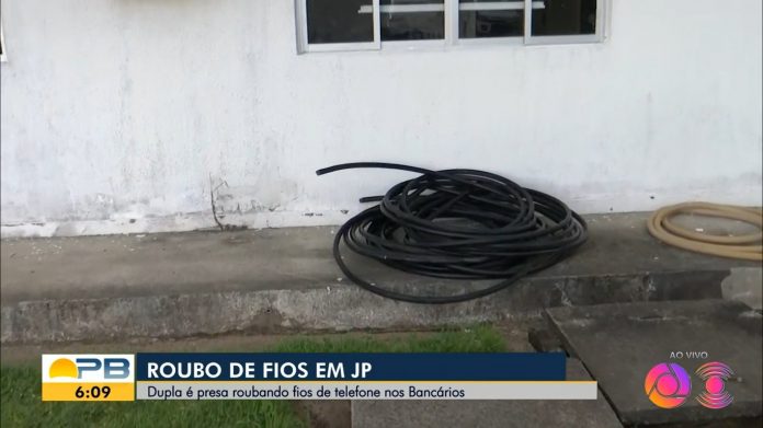 Polícia prende dupla suspeita de furtos a fios de cobre, em João Pessoa