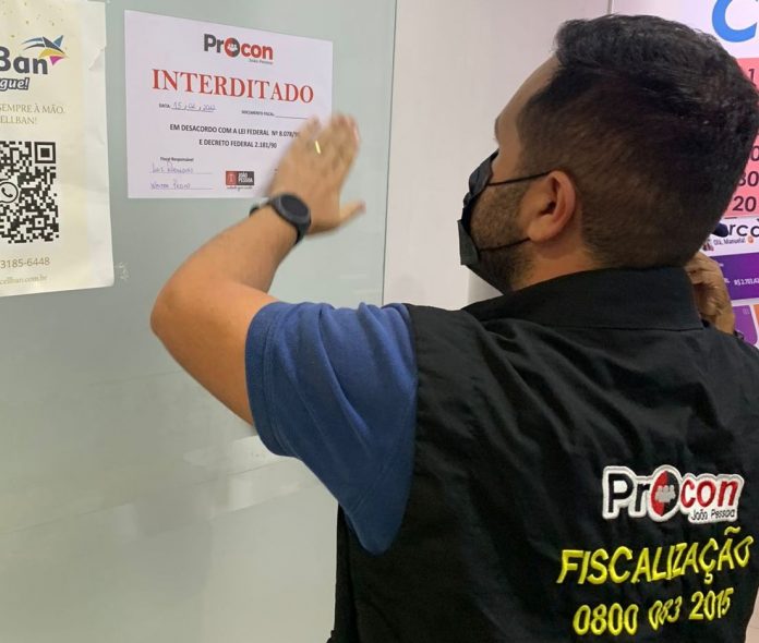 Correspondente bancário é interditado por não compensar pagamentos de clientes, em João Pessoa