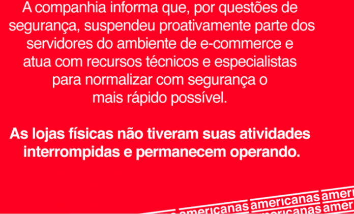 Três dias após ataque virtual, sites da Americanas e Submarino ainda estão fora do ar