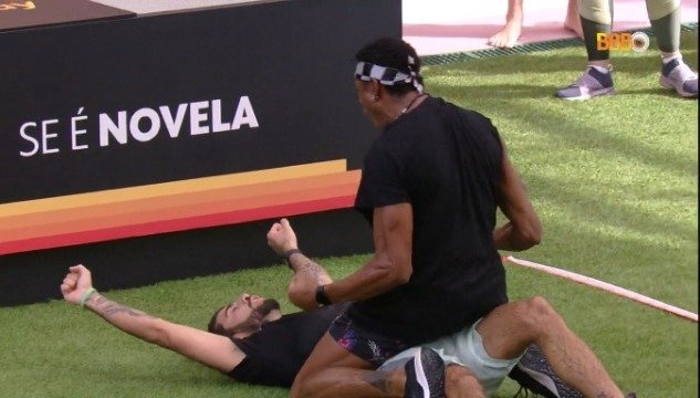 Pedro Scooby e Paulo André vencem a prova do Anjo da semana no ‘BBB 22’