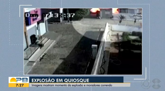 Explosão de gás em quiosque deixa duas pessoas feridas, no Sertão da PB