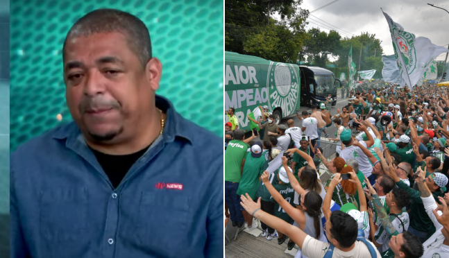 Vampeta ironiza festa do Palmeiras: ‘Comparada a do Flamengo, tinha meia dúzia de pessoas’