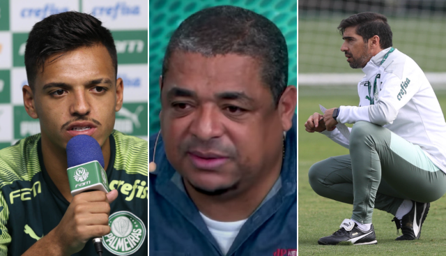 Vampeta revela motivo do desentendimento entre Abel Ferreira e Gabriel Menino; confira