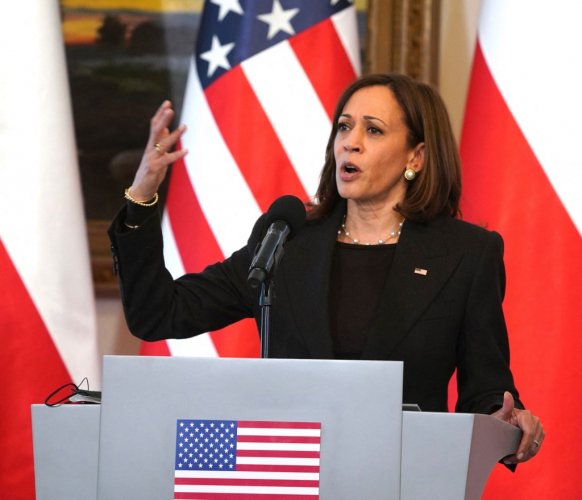 Putin deixou Otan ‘mais forte’ e Rússia ‘mais fraca’, afirma Kamala Harris