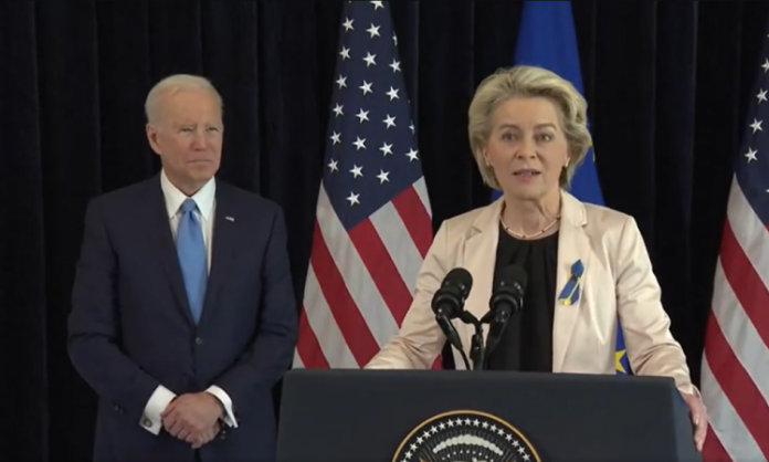 EUA e UE anunciam que vão trabalhar para reduzir dependência do gás russo na Europa