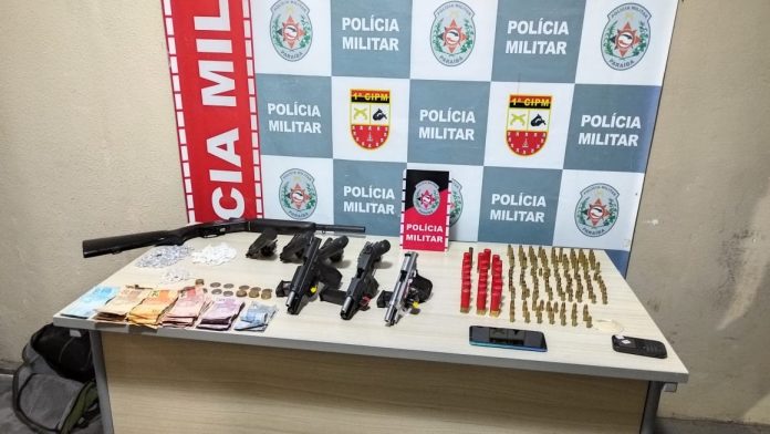 Sete homens são presos em operação da PM contra o tráfico de drogas, no Litoral Sul da PB