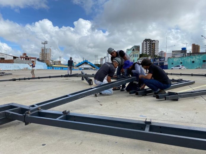 Montagem do Parque do Povo para o São João de Campina Grande 2022 é iniciada