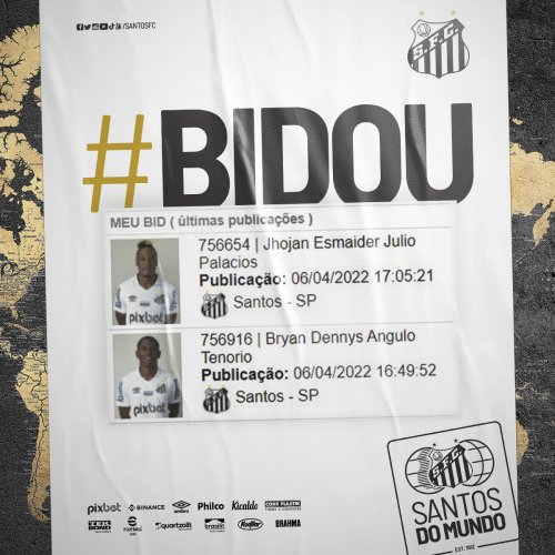 Jhojan e Angulo são liberados e podem reforçar o Santos na estreia do Brasileirão